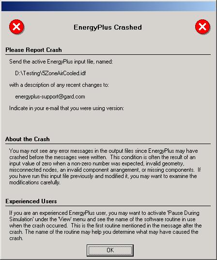 Technical Details of Running EnergyPlus EP-Launch Program When things go wrong Though EnergyPlus has had several releases (including beta releases prior to initial release), there still may be