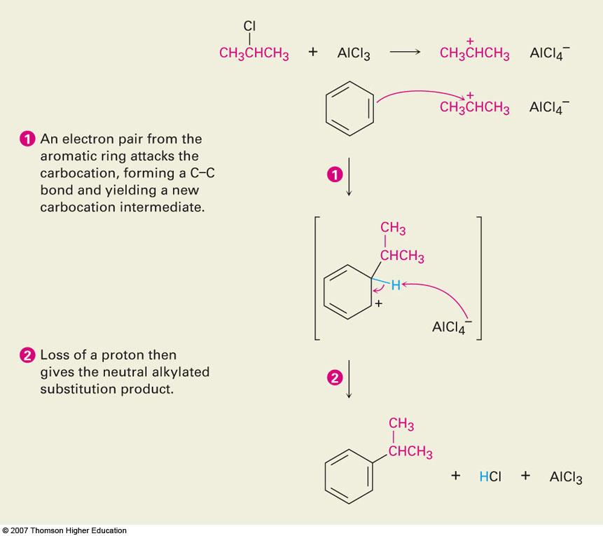 Alkylation of Aromatic Rings: The Friedel Crafts Reaction Alkylation among most useful electrophilic aromatic