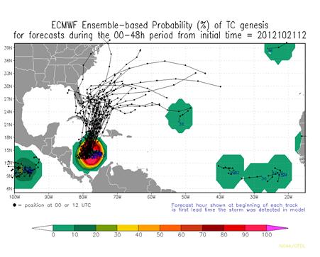 CIRA Tropical cyclone-based formation probabilities Ensemble-based probabilities generated (use consensus of this?