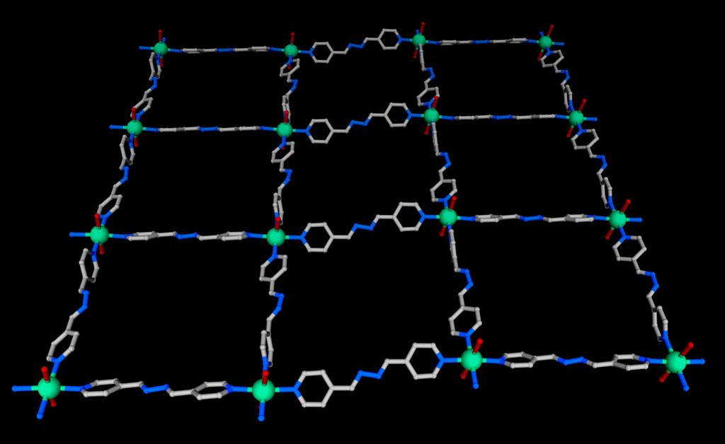 Figure S10: Single 2D sheet of compound 2