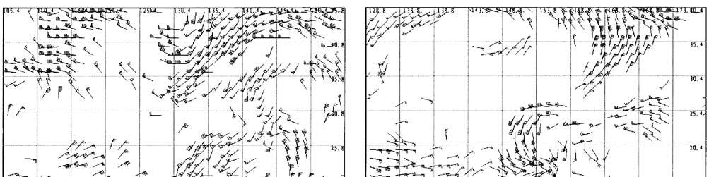 4 represents the situation when there is TUTT. In summer season, TUTT is prevail in North West Pacific. Fig.