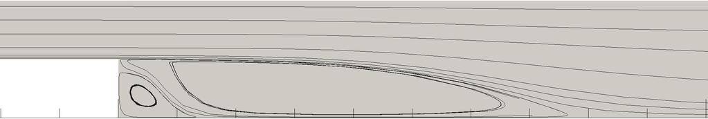 Figure 4 shows the skin friction distribution at the heated wall, downstream of the separation point.