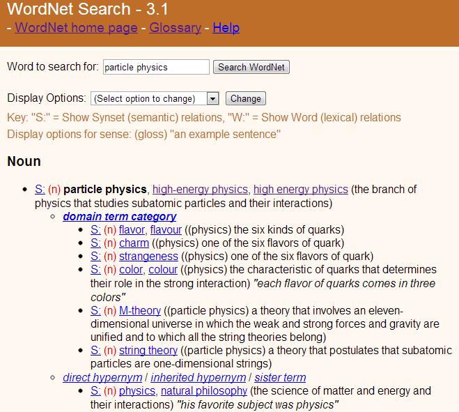 Thesaurus-based query reformulation Source: http://wordnetweb.princeton.