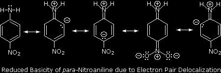 By clicking on the above diagram, the influence of a conjugated amine group on the basicity of an existing amine will be displayed.