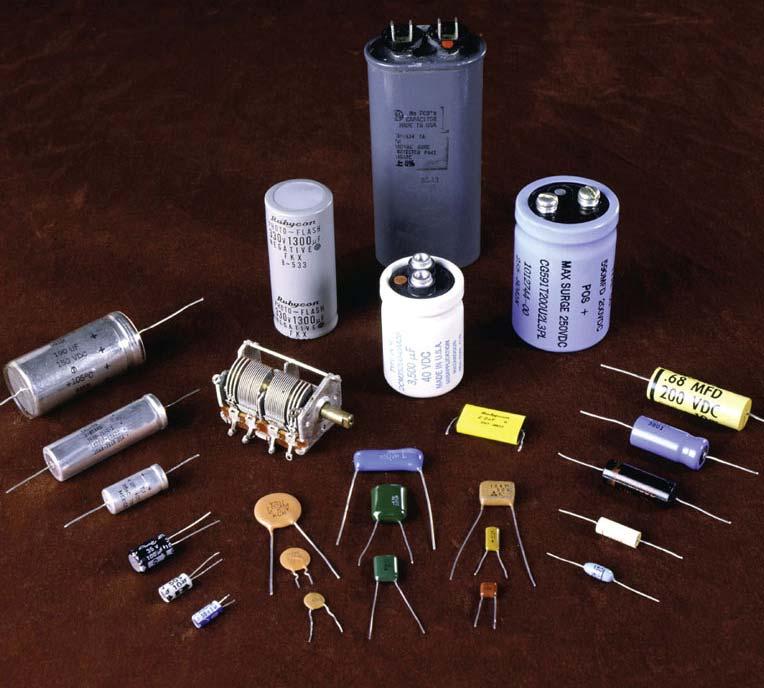 Various Types of Commercial Capacitors Capacitance