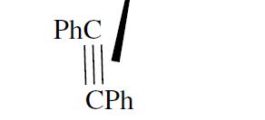 In such cases the alkynealso donates its second C=C π-bonding orbital, which lies at right angles to the first. The alkyneis now a 4e donor. both 18e species!