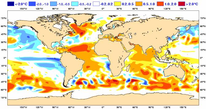 Ι. SEASONAL FORECASTS FOR MAY JUNE JULY FROM GLOBAL CIRCULATION MODELS I.1. OCEANIC FORECAST I.1.a Sea Surface Temperature (SST) fig.