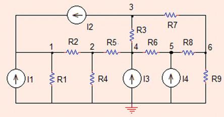 . Nodal Analysis 5 Fig..9 The circuit for Problem..9 Problem..9 In the circuit shown in Fig.