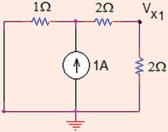 50 Analysis Methods Fig..7 The circuit after voltage source is killed Fig.