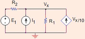 First, the current source is deactivated, and voltage source is transformed to current source.