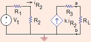 .5 Thévenin Norton Equivalent Circuits and Maximum Power Transfer 7 V Th ¼ V ab ¼ V cb ¼ R i þ ¼ 4 0:5 þ ¼ :5V: In summary, V Th ¼ :5V; R Th ¼ 4 X: Problem.5.9 For the circuit shown in Fig.