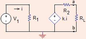 7 Analysis Methods Fig..9 The circuit for Problem.5.0 Problem.5.0 For the circuit shown in Fig..9, a.