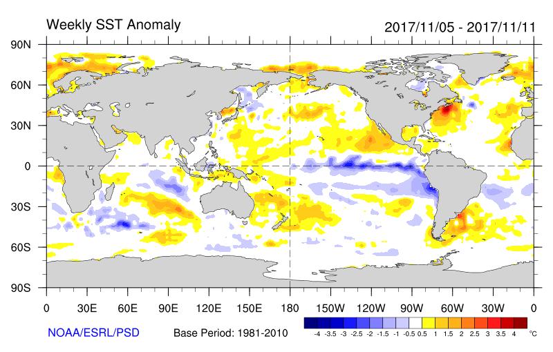 Global SST Anomalies Not much of a