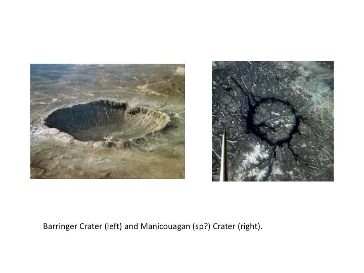 1.26 km 72 km Barringer Crater
