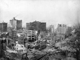 Tuesday, January 28 What Are Earthquakes? By Cindy Grigg Caption: This picture shows part of the damage from a major earthquake that struck San Francisco, California, April 18, 1906.