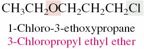 10.4.1 Nomenclature of Ethers and Epoxides 10.4 ETHERS Ethers are named, in substitutive IUPAC nomenclature, as alkoxy derivatives of alkanes.