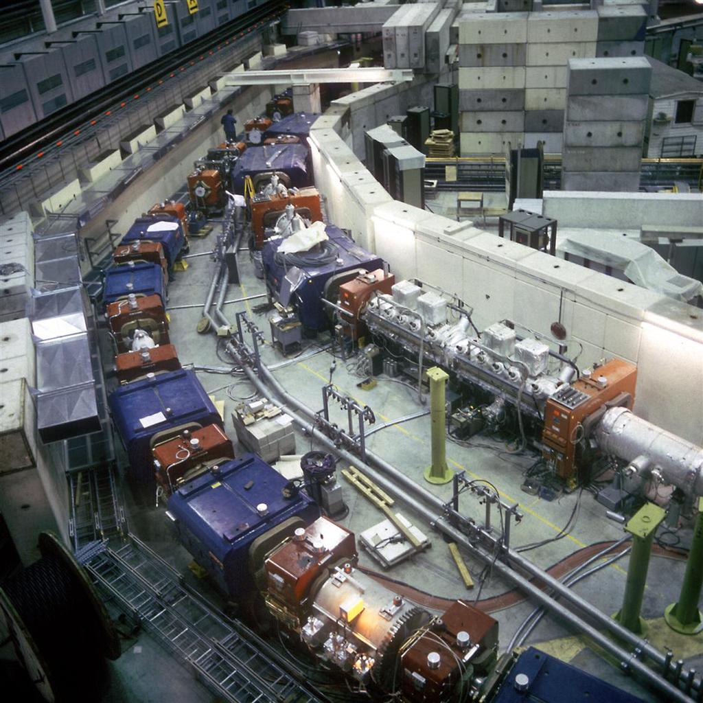 The Discovery of the W and Z Particles 143 Fig. 5. View of the Antiproton Collector surrounding the Antiproton Accumulator. Table 1 CERN proton antiproton collider operation, 1981 1990.