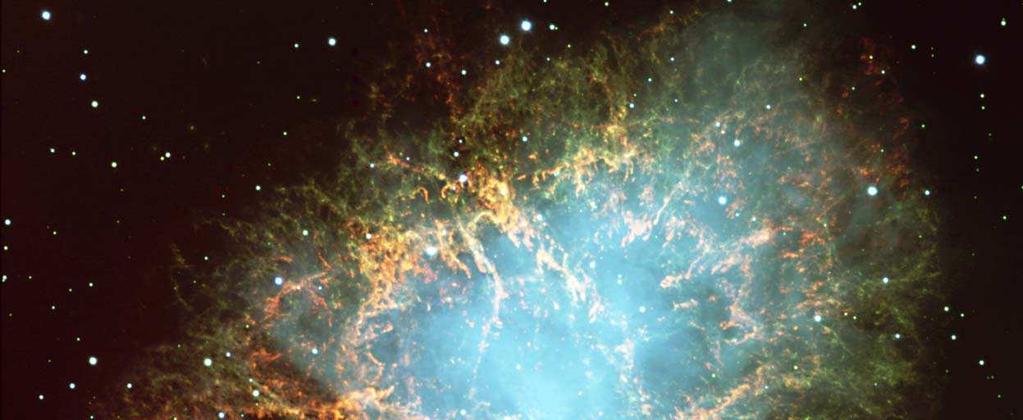Crab nebula: energy source We saw that the Crab nebula is expanding at an accelerating rate. What drives this acceleration?