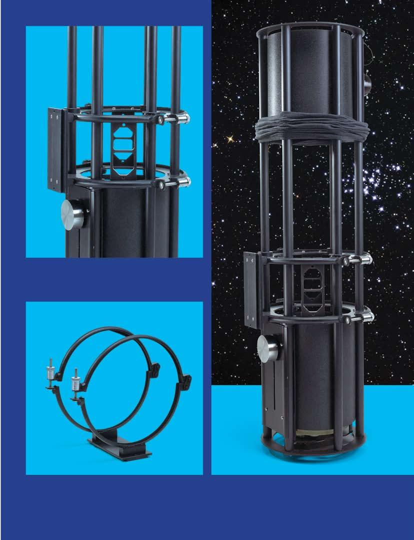 THE TUBULAR STRUTS support the telescope s optics and accessories. You can order them either as one-piece units or as the travel-system option, where each strut breaks down into two pieces.
