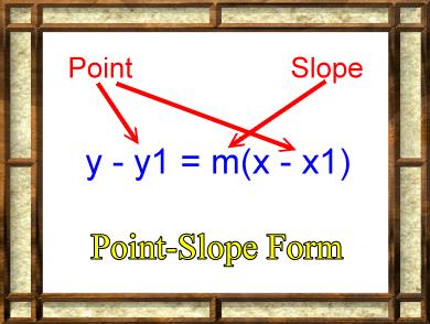4) What is the slope of a line that is perpendicular to the line whose equation is? 5) What is the slope of a line that is parallel to the line whose equation is?
