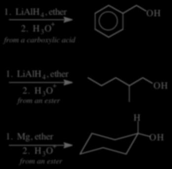 from a carboxylic acid I-LASS PRBLEM Suggest two syntheses for