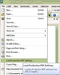 Production PDF Saving and Loading Settings Save PDF settings to XML file - Standardize PDF