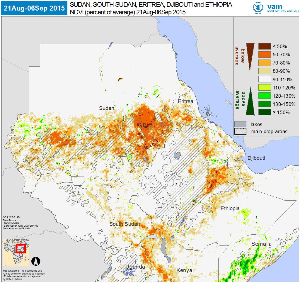 Pastoral livelihoods severely affected, situation extends to Djibouti and Somaliland.