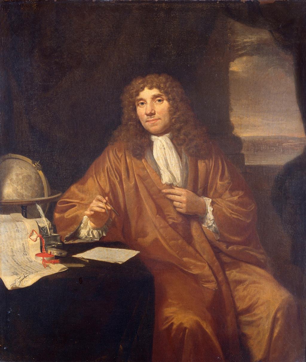 Dutch microscopist and microbiologist Antonie Philips van Leeuwenhoek (1632-1723) made
