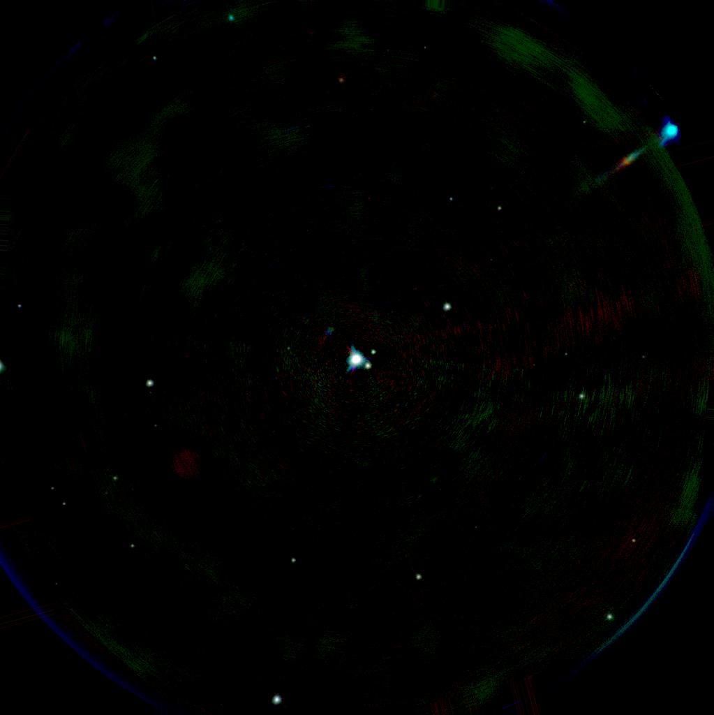 October 2008 M34 110 FOV GLAO Image of M34 J, H, Ks