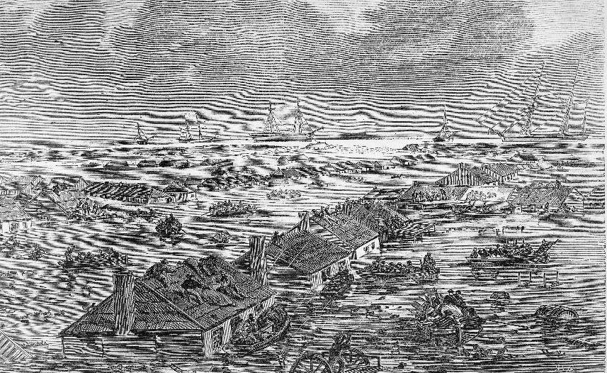 Port Adelaide Storm tide inundation 1851, 1865,