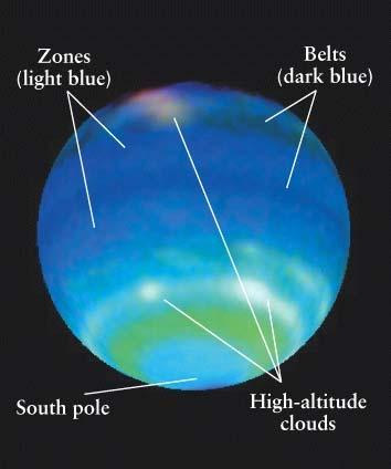 Weather on Neptune in 1998 Dark spot disappeared! New storms appeared.