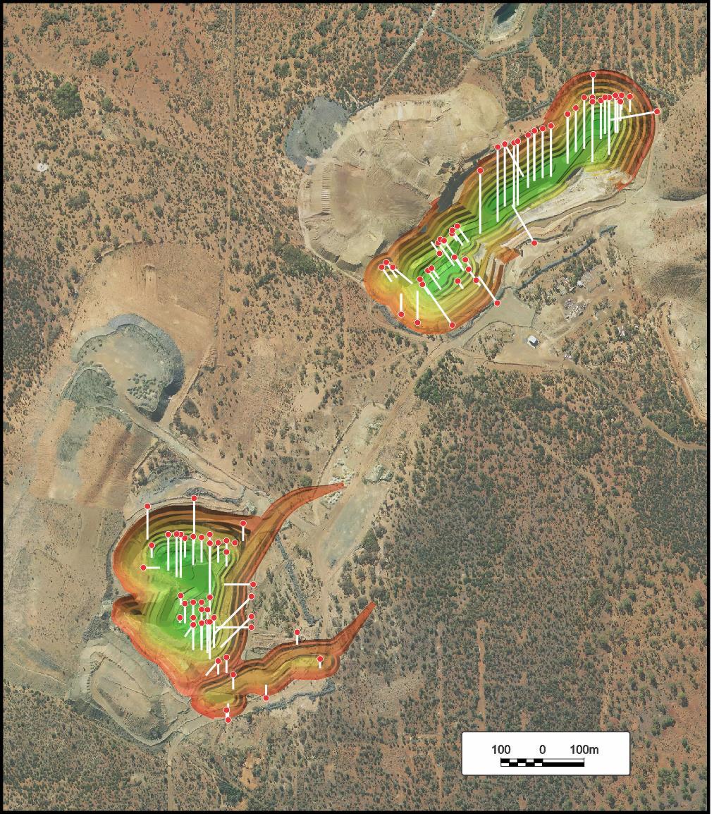 Figure 2: Siberia Project proposed drill hole