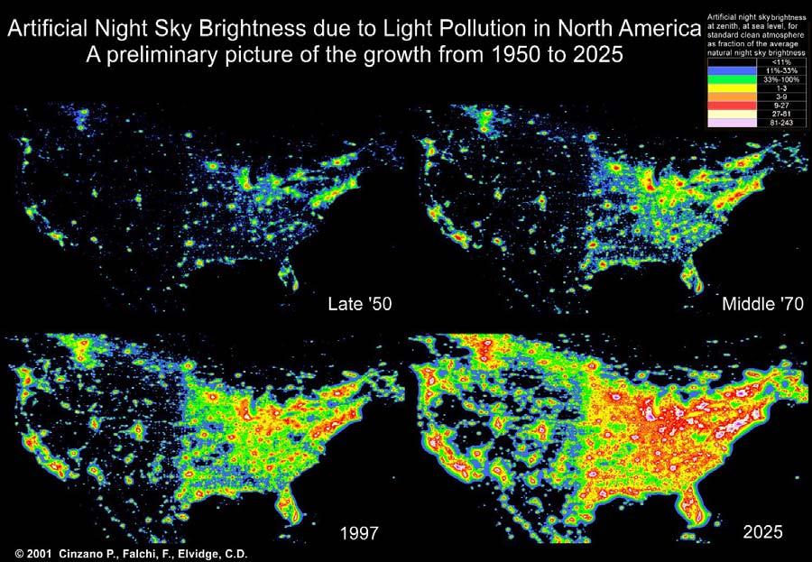 Introduction to Light Pollution In 1879 the invention of the light bulb ushered in a new era to our cities and towns.