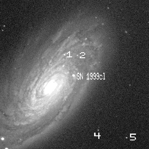 SN 1999cl is dimmed 2 magnitudes at