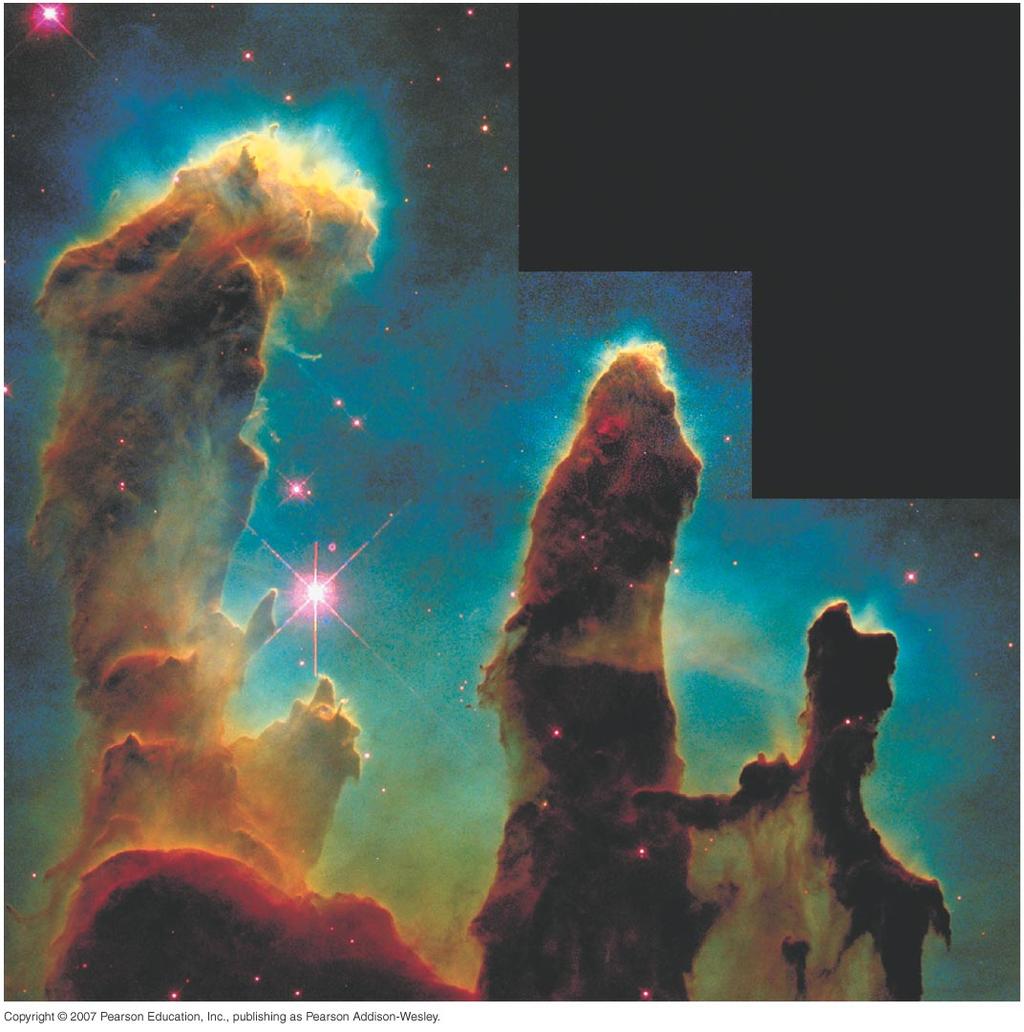 The Eagle Nebula, as imaged
