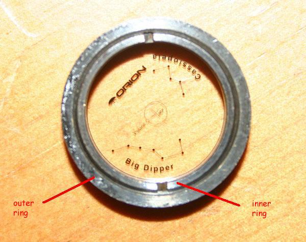 Here is what the actual physical reticle disc inside a polar