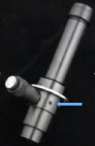 This is where they are located on the AstroTrac Polar Scope (blue arrow): The three (3) screws are spaced 120 degrees apart.