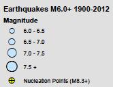 5 The most recent great earthquake in the region was the November 15, 2006 M8.