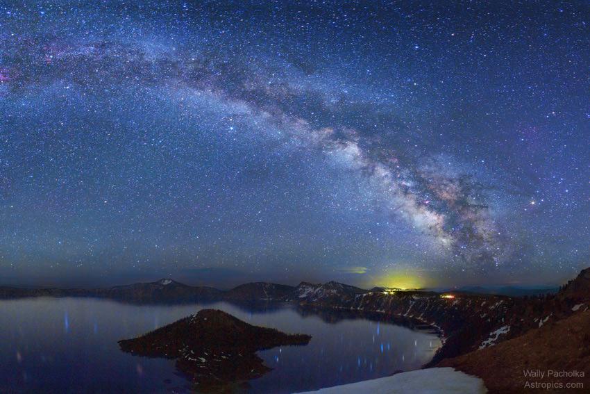 Over Crater Lake Deneb