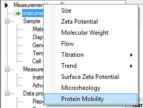 Protein Mobility Measurements Superior protein mobility measurements in three parts: 1) High sensitivity system Zetasizer