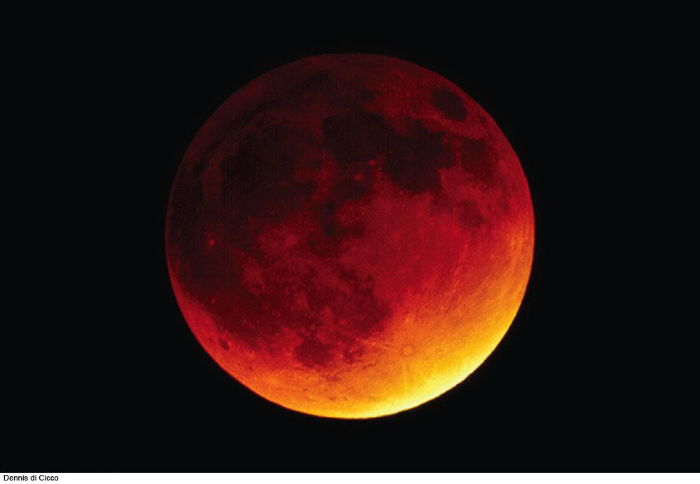 Total Lunar Eclipses Look Reddish The Earth s atmosphere refracts the red light, but the blue and green light is