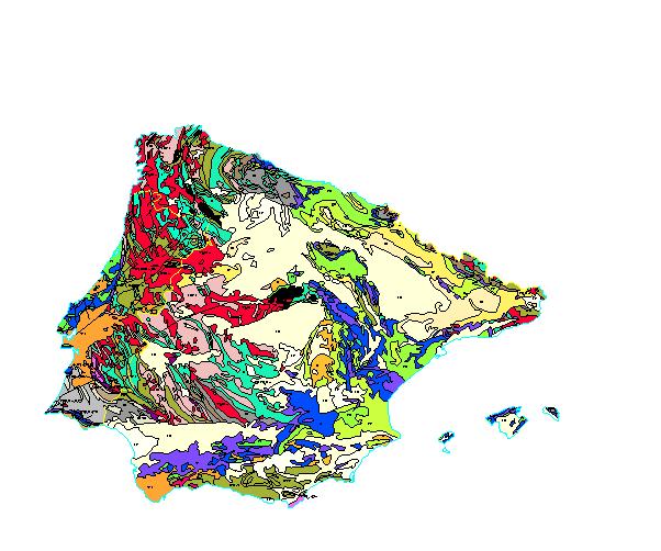 GIS will also allow the display of the rock units according to a lithological or stratigraphically oriented colour scheme.