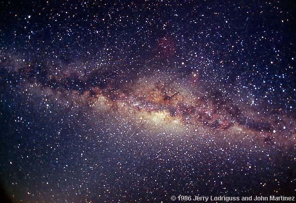The Milky Way is our own galaxy viewed from the inside.