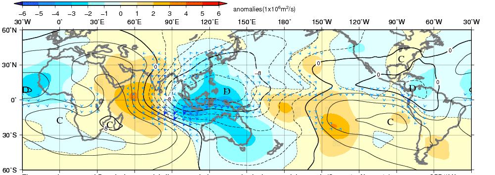 2.4.5 Autumn (September November 2016) Convective activity was enhanced over the Maritime Continent and the latitude bands of 10 N 15 N in the Pacific, and was suppressed over western to central