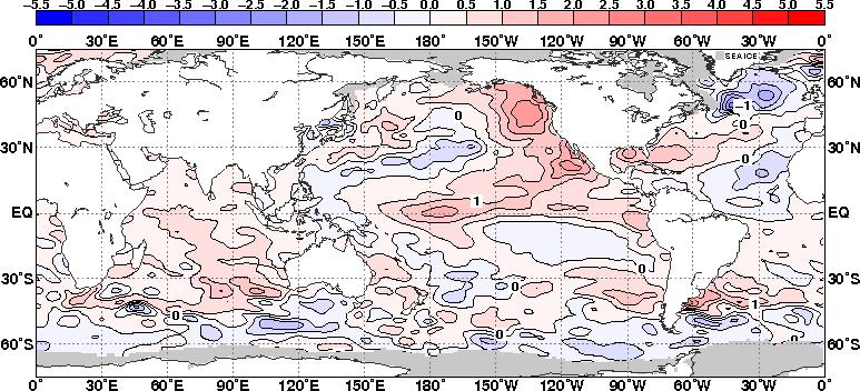 Influences from the resulting SST anomalies were extensively felt across the globe, with effects including dry conditions in Southeast Asia,