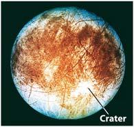 composed primarily of rock, Europa is covered with a smooth layer of