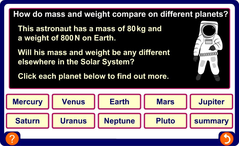 Mass and weight