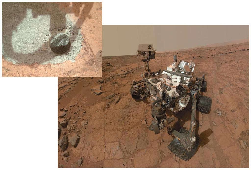 10.5 Water on Mars The Curiosity rover landed on Mars in 2012, and is