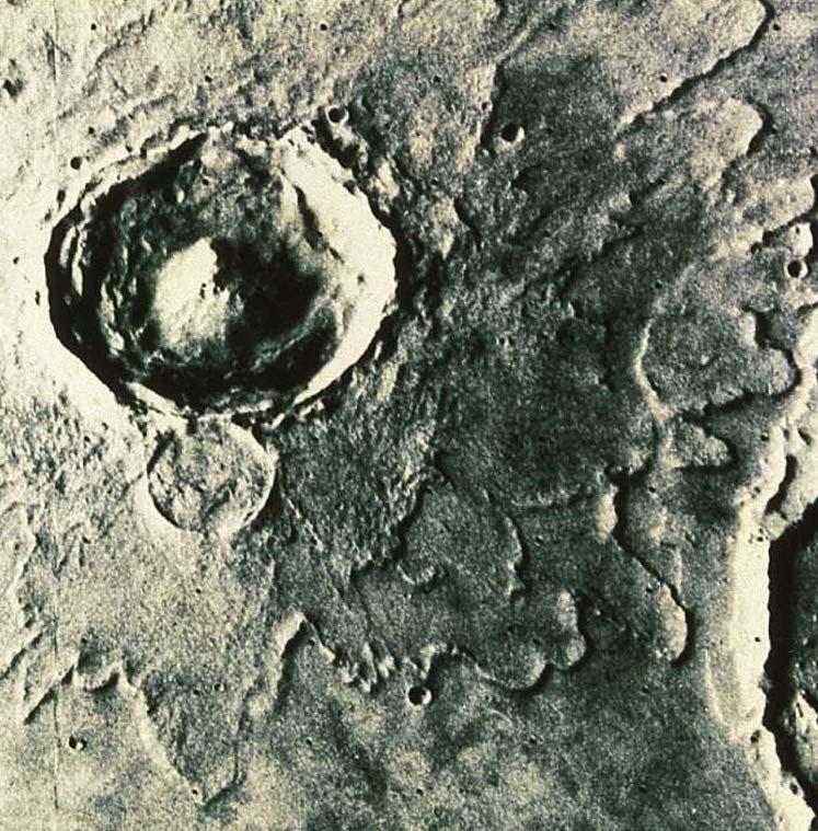 Craters on Mars and the Moon Lunar crater Copernicus: