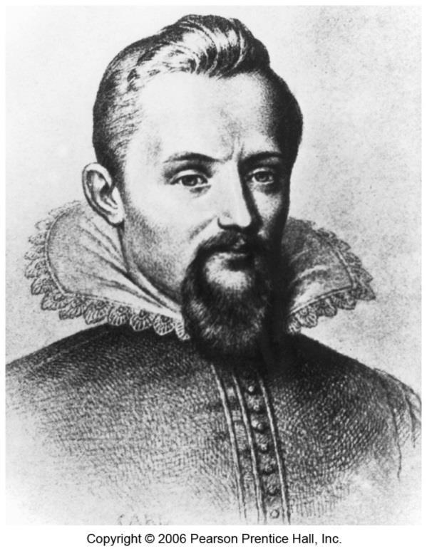 Johannes Kepler (1571-1630) Born into poverty, was able to enter the clergy and go to school. While in college, overheard a speech from Copernican supporters and became hooked on math and astronomy.